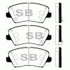 SANGSIN SP1842 SP1842_колодки дисковые п.\ Hyundai i30 12&gt;/Veloster DOHC-GDI 16&gt;
