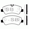 SANGSIN SP1884 Колодки тормозные задние