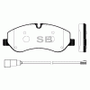 SANGSIN SP1885 Колодки тормозные передние