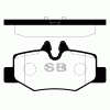 SANGSIN SP1896 Колодки тормозные задние