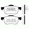 SANGSIN SP2122 Колодки тормозные передние SP2122
