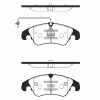 SANGSIN SP2145 Колодки тормозные передние