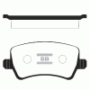SANGSIN SP2286 SP2286_колодки дисковые задние\ Volvo S60/S80/V70/XC60/XC70 07&gt;