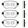 SANGSIN SP4070 SP4070_колодки дисковые з.\ Mazda 6 2.0/2.5 16&gt;