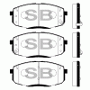 SANGSIN SP4098 Колодки тормозные передние