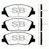 SANGSIN SP4102 Колодки тормозные передние