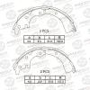 AVANTECH AVS0107 Колодки тормозные барабанные