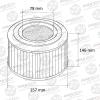 AVANTECH AF0152 Фильтр воздушный Avantech
