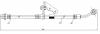 SAT ST01465S04J01 Шланг тормозной FR HONDA CIVIC/FERIO MT/DOMANI/PARTNER/ISUZU JEMENI 94- LH L=455