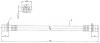 SAT ST01466S07000 Шланг тормозной RR HONDA CAPA/CIVIC/CR-V/INTEGRA/LOGO/PARTNER 98- LH=RH