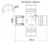 SAT ST0437125010 Крестовина кардана TY HiiAce/RegiusAce/HiLux Surf/ToyoAce/Dyna LN#
