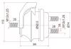 SAT ST1236070040 Подушка двигателя FR TOYOTA MARK2,VEROSSA 1GFE 00-