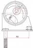 SAT ST1237121041 Подушка двигателя RR TOYOTA BB/CARGO/IST/PLATZ/PORTE/PROBOX/RAUM/SIENTA/VITZ/WILL CYPHA 1-2NZ 4WD