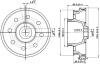 SAT ST13811P2A000 Шкив коленвала HONDA CIVICDOMANIINTEGRA D13D14D15ZC 91-