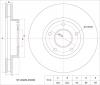 SAT ST-40206-4N000 Диск тормозной FR NISSAN R Nessa N30 4WD, Serena C24 2WD/4WD, Presage U30 2WD/4WD, Bassara U30 2WD