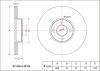 SAT ST-40206-72B00 Диск тормозной FR NISSAN March/Micra K11 98-02