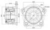 SAT ST4240933020 Ступица задняя CAMRY, CAMRY GRACIA #V20/SCEPTER/VISTA/HARRIER 2WD 92-03 с ABS