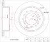 SAT ST4243160200 Диск тормозной задний TY Land Cruiser Prado #9#/12# 96-09, Lexus GX470 02-, Surf #21# 02-09