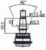 SAT ST-43308-59035 Шаровая опора нижнего рычага TOYOTA BB/CARGO/IST/PLATZ/PROBOX/RAUM/VITZ/WILL CYPHA 99-