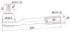 SAT ST4422A010 Наконечник рулевой MITSUBISHI L200/PAJERO/MONTERO SPORT/TRITON 08- RH