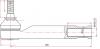 SAT ST4504629425 Наконечник рулевой TOYOTA AVENSIS/COROLLA VERSO LH=RH 03-