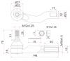 SAT ST4504649085 Наконечник рулевой TOYOTA OPA,PRIUS,CELICA,99- RH