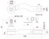 SAT ST4504649125 Наконечник рулевой TOYOTA IPSUM 01- LH-2WD/RH-4WD