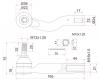 SAT ST4504749055 Наконечник рулевой TOYOTA IPSUM 01- RH-2WD/LH-4WD