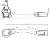 SAT ST4504759145 Наконечник рулевой RH TOYOTA RACTIS 05- LH