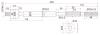 SAT ST4550329825 Тяга рулевая TOYOTA CALDINA,WISH 2WD 01-
