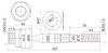 SAT ST4550369025 Тяга рулевая TOYOTA LAND CRUISER 100 02-07