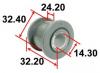 SAT ST4552260010 Сайлентблок рулевой рейки TOYOTA LAND CRUISER 100 RHD 98-07