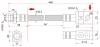 SAT ST4621002J00 Шланг тормозной RR NISSAN PATROL/SAFARI 87-97/06-