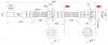 SAT ST462102F206 Шланг тормозной RR NISSAN PRIMERA/WAGON/BLUEBIRD 96- LH