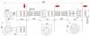 SAT ST462106N605 Шланг тормозной FR NISSAN BLUEBIRD SYLPHY/PULSAR/SUNNY/WINGROAD/AD 98-08 LH