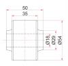 SAT ST4806160030 Сайлентблок крепления RR лыжи TOYOTA LAND CRUISER 90-  LJ72