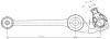 SAT ST4806897401 Рычаг FR нижний TOYOTA DUET/DAIHATSU STORIA/YRV 98- RH