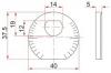 SAT ST4819850011 Шайба эксцентрика FR рычага TOYOTA ALTEZZA/CHASER/CRESTA/CROWN/MAJESTA/MARK2/LUCIDA 91-