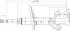 SAT ST4852012390 Стойка передняя TOYOTA COROLLA/LEVIN/SPRINTER/TRUENO 87-92 LH