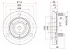 SAT ST4860935030 Опора стойки FR TOYOTA Prado/Surf