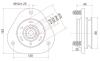 SAT ST4860942060 Опора стойки FR TOYOTA RAV4 05- (-42030)