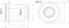 SAT ST4865460050 Сайлентблок FR переднего нижнего рычага TOYOTA 4RUNNERFJ CRUISERLAND CRUISER PRADOLEXUS GX460 09-