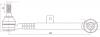 SAT ST4870530080 Тяга задняя поперечная TOYOTA ARISTOBREVISCROWNMARK2PROGRESVEROSSALEXUS GSSC300400 97-
