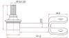 SAT ST4881028030 Линк FR TOYOTA LITEACE/TOWNACE NOAH 4WD 98- LH