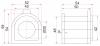 SAT ST4881526370 Втулка FR стабилизатора TOYOTA Hiace/Regiusace 04-