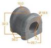 SAT ST4881805070 Втулка RR стабилизатора TOYOTA AVENSIS 03-