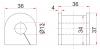 SAT ST4881812050 Втулка RR стабилизатора TOYOTA Corolla / Sprinter / Trueno AE9# 87-