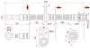 SAT ST5154065J00 Шланг тормозной FR SUZUKI ESCUDO/GRAND VITARA 05- RH
