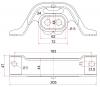 SAT ST5229112010 Подушка заднего дифференциала TOYOTA COROLLA 91-02/SPACIO 97-00/SPRINTER 91-02