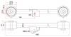SAT ST52370S2H000 Тяга задняя продольная нижняя HONDA HR-V RH